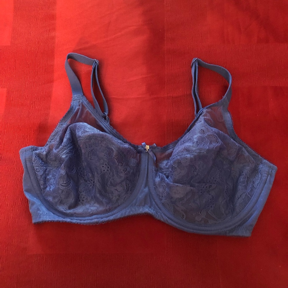 Wacoal Blue Lace Underwire Bra